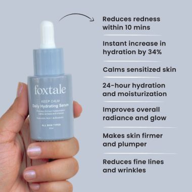 Foxtale: Keep Calm Daily Hydrating Serum with Hyaluronic Acid - 30ml