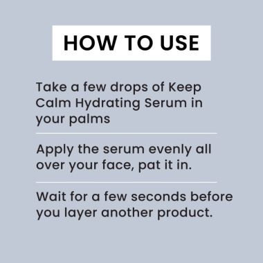 Foxtale: Keep Calm Daily Hydrating Serum with Hyaluronic Acid - 30ml