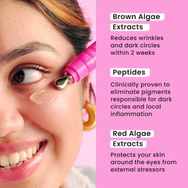 Foxtale: Eye Candy Firming Eye Gel with a combination of peptides, algae extracts and vitamin B5 - 20m