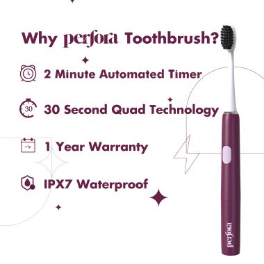 Perfora: Electric Toothbrush - Lush Plum