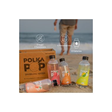 Polka Pop: Assorted Flavours - Pack of 12 (350ml Each)