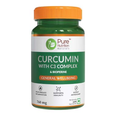 Pure Nutrition: Curcumin with C3 Complex - 60 Capsules