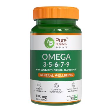 Pure Nutrition: OMEGA  3-5-6-7-9 Softgels- 30 Softgels