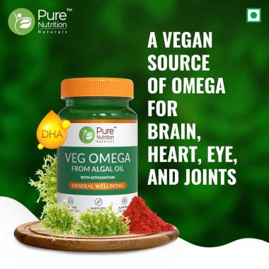 Pure Nutrition: Veg Omega 3 Softgels - 30 Softgels