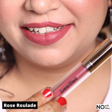 Wearified: Lip Frosting Matte Liquid Lipstick- Rose Roulade