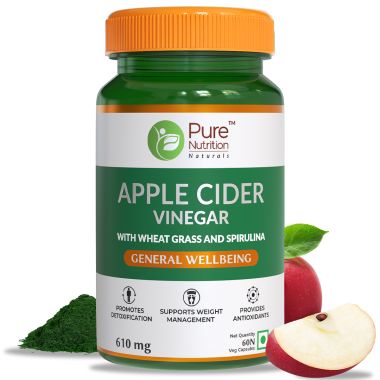 Pure Nutrition: Apple Cider Vinegar Capsules - 60 Capsules