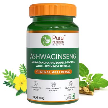 Pure Nutrition: Ashwaginseng Tablets - 60 Tablets