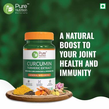 Pure Nutrition: Curcumin Turmeric Extract Tablets with Piperine - 60 Tablets