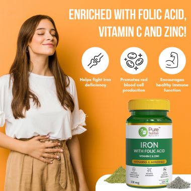 Pure Nutrition: Iron Tablets - 60 Tablets