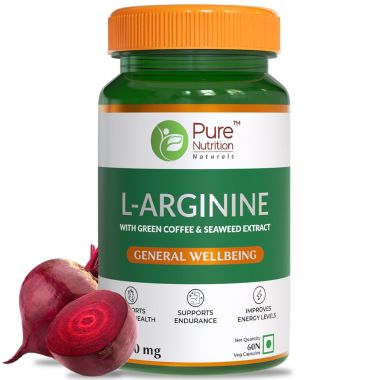 Pure Nutrition: L-Arginine Capsules - 60 Capsules