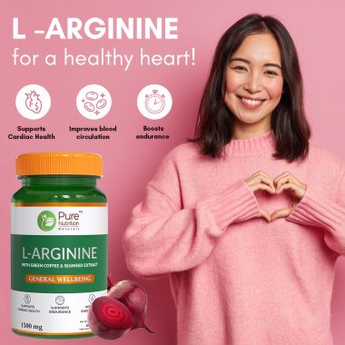 Pure Nutrition: L-Arginine Capsules - 60 Capsules