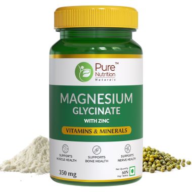Pure Nutrition: Magnesium Glycinate Tablets - 60 Tablets