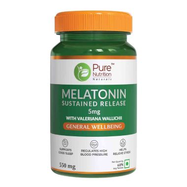 Pure Nutrition: Melatonin 5mg (Sustained Release) - 60 Tablets