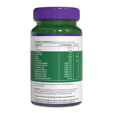 Pure Nutrition: Probiotics 25 Billion CFU with Prebiotics 250mg - 60 Capsules