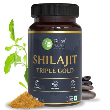 Pure Nutrition: Shilajit Gold Capsules for Men - 30 Capsules