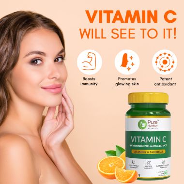 Pure Nutrition: Vitamin C Tablets - 60 Tablets