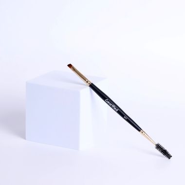 Wearified: Absolute Essentials Makeup Brushes - Set Of 12 with Face and Eyes with Transparent Pouch