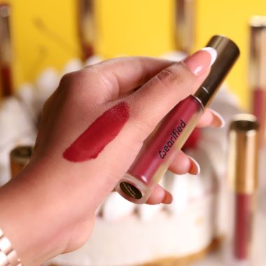 Wearified: Lip Frosting Matte Liquid Lipstick- Cherry Cheesecake