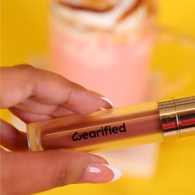 Wearified: Lip Frosting Matte Liquid Lipstick- Pink Hot Cocoa