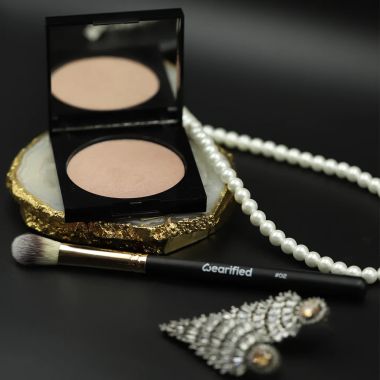 Wearified: Golden Hour Glow Highlighter - Topaz + Brush 02 Value Set