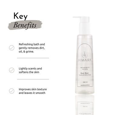 Himaira: Vanilla & White Musk Body Wash - 200ml
