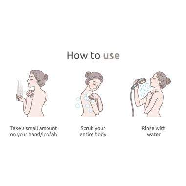 Himaira: Vanilla & White Musk Body Wash - 200ml