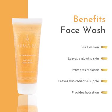 Himaira: 24K Gold Face Wash - 100ml