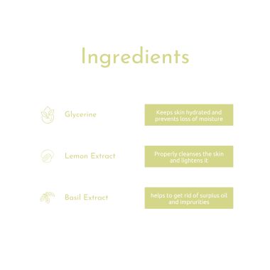 Himaira: Lemon & Basil Hand Wash - 200ml