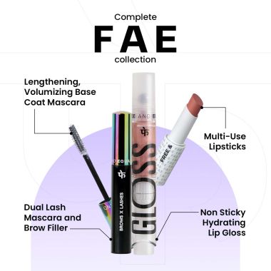 FAE Beauty: Brash Dual Mascara and Brow Gel - Dark Brown - 10gm