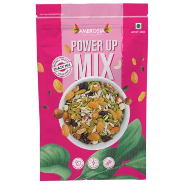 Ambrosia: Mixed Nuts, Berries & Seeds Power Up Trail Mix - 200gm