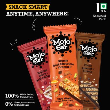 MOJO BAR: Assorted Pack of 6, 192g - Pack of 6