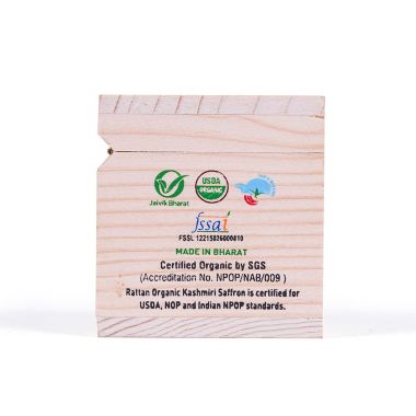 Nutriorg: Certified Organic Kashmiri Saffron - 1 gm