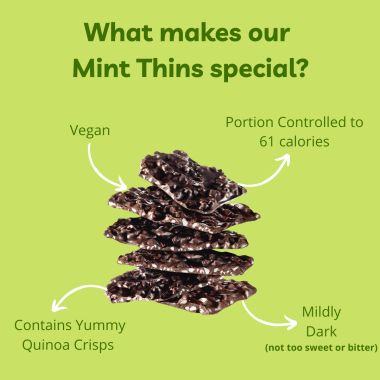 MOJO BAR: Dark Chocolate Mint with Quinoa Crisps - Pack of 1