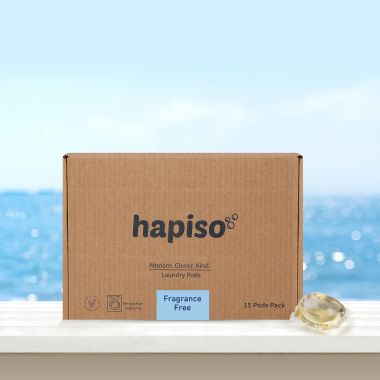 Hapiso: Fragrance Free Laundry Pods - Combo (Pack of 30 Pods)