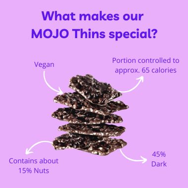 MOJO BAR: Dark Chocolate with Hazelnut - Pack of 1