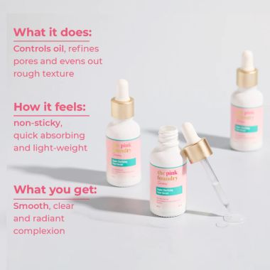 The Pink Foundry: 12% Niacinamide Super Clarifying Face Serum - 30 ml