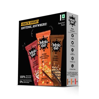 MOJO BAR: Assorted Pack of 6, 192g - Pack of 6