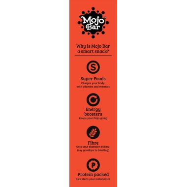 MOJO BAR: Orange Dark Chocolate + Vitamin C - Pack of 6