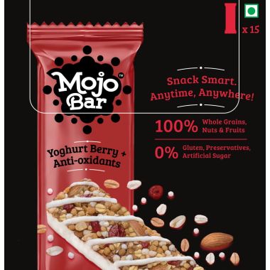 MOJO BAR: Yoghurt Berry + Antioxidants - Pack of 15