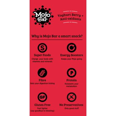 MOJO BAR: Yoghurt Berry + Antioxidants - Pack of 15