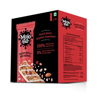 MOJO BAR: Yoghurt Berry + Antioxidants - Pack of 15