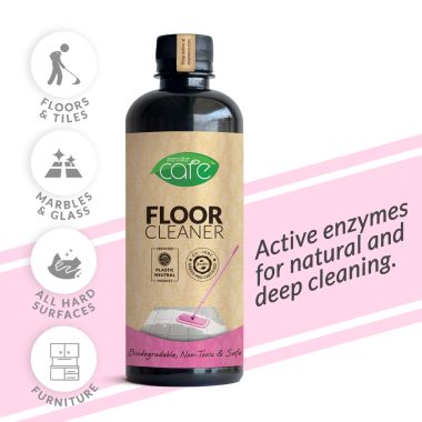 EKAM ECO: Zerodor Care Natural Floor Cleaner for Floor Tiles & Mirror - 400ml