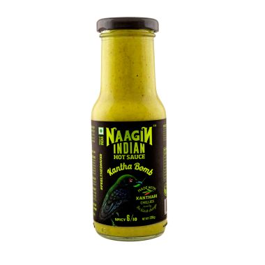 NAAGIN: Indian Hot Chilli Medium Spicy Sauce - Kantha Bomb - 230gm