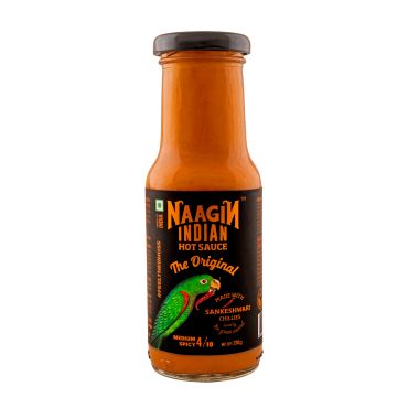 NAAGIN: Indian Hot Chilli Spicy Sauce - The Original - 230gm
