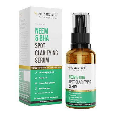 Dr. Sheth's: Neem & Bha Spot Clarifying Serum - 30ml