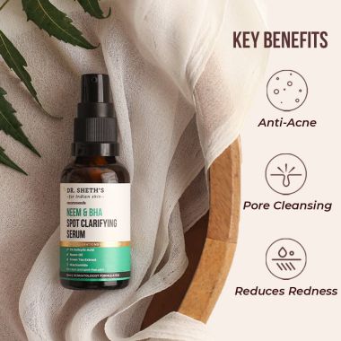 Dr. Sheth's: Neem & Bha Spot Clarifying Serum - 30ml