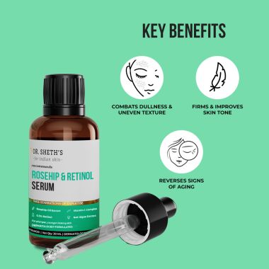 Dr. Sheth's: Rosehip & Retinol Serum - 30ml