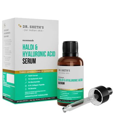 Dr. Sheth's: Haldi & Hyaluronic Acid Serum - 30ml