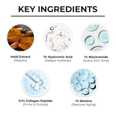 Dr. Sheth's: Haldi & Hyaluronic Acid Serum - 30ml