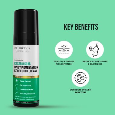 Dr. Sheth's: Kesar & Kojic Daily Pigmentation Correction Cream - 30g